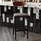 Flash Furniture Gray Vinyl Barstool with Walnut Wood Back, PK 2 2-XU-DG6V6GYV-WAL-GG - alternate 1